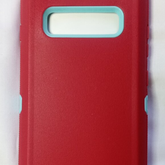 Samsung Galaxy S 10 Plus Hard Case Red & Turquoise Color New Fast Sun - Picture 2 of 4